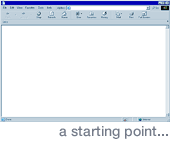 a blank browser window